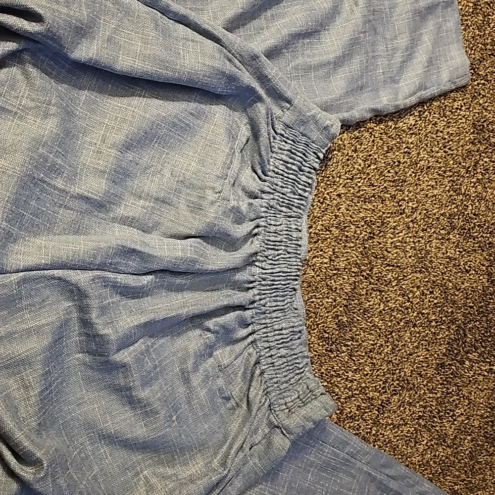 ELF Light Blue Wide Leg Pants - Women - Picture 6 of 8